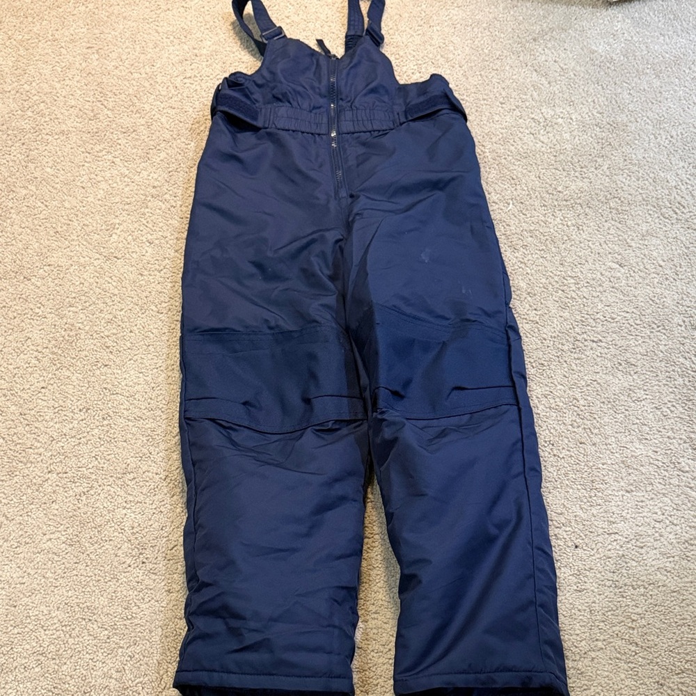 Cat & Jack Navy Blue Snow Bib Overalls size 6